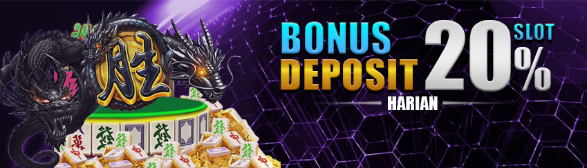 Bonus Harian Slot & Arcade 20%