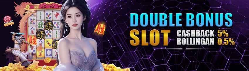 Cashback 5% & Rollingan Slot 0.5% 
